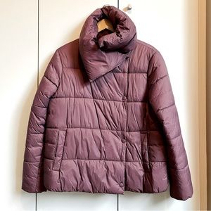 Banana Republic Duvet Puffer Jacket - Mauve/lilac, XS